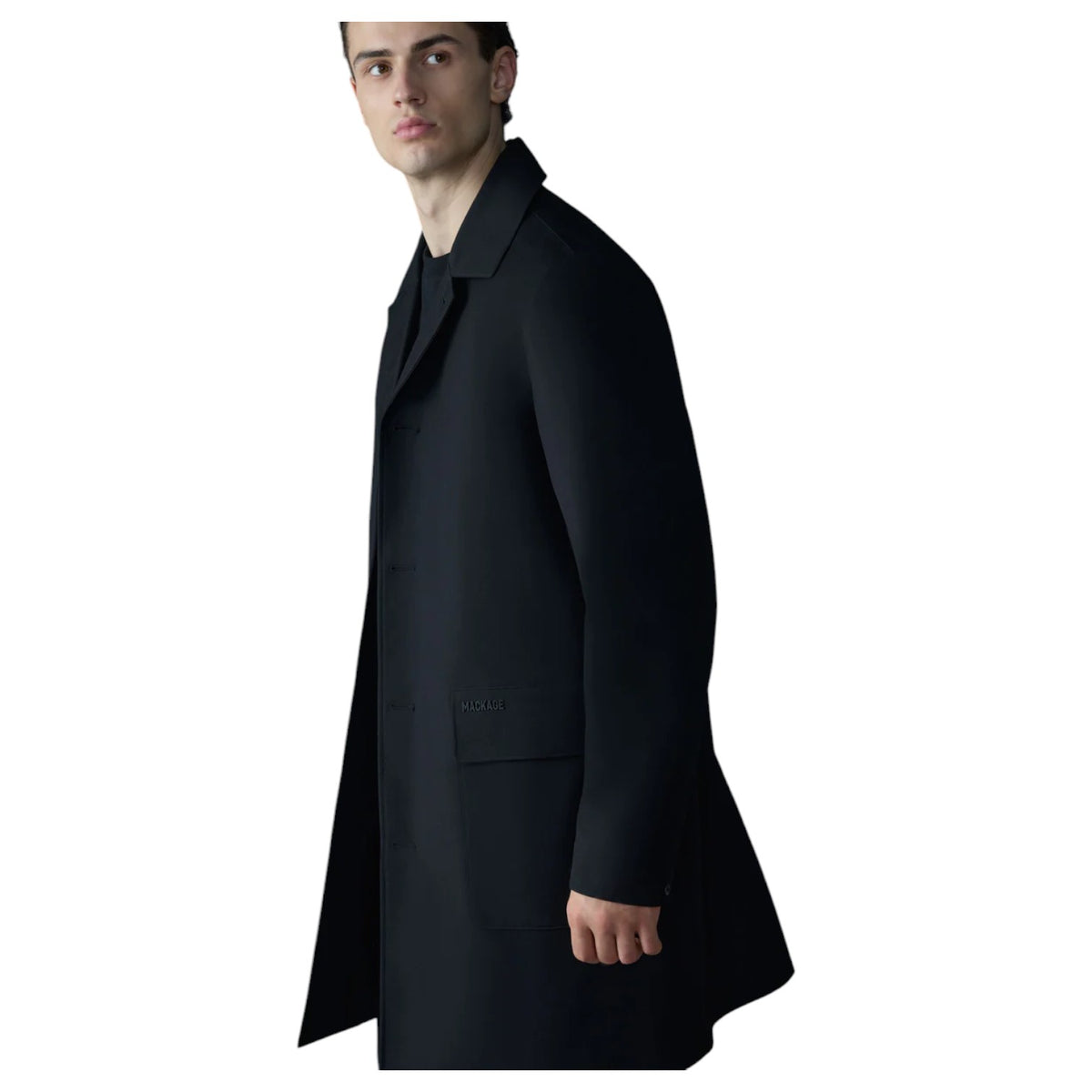 Mackage Mathias 3-in-1 Balmacaan Coat with Removable Down Liner