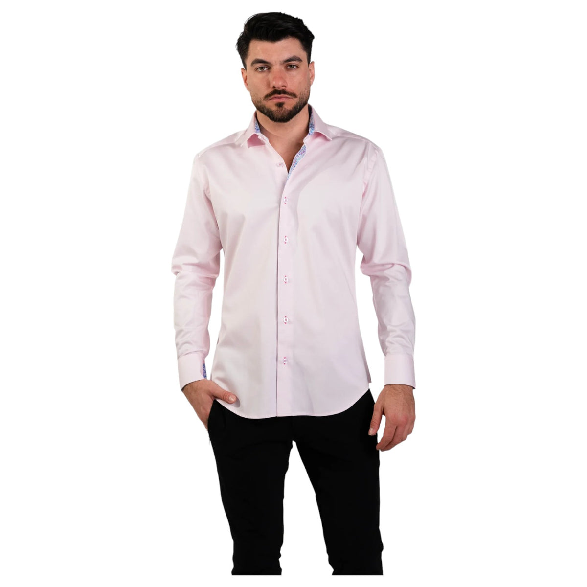 Masutto Button Down Shirt In Pink Nesta/52