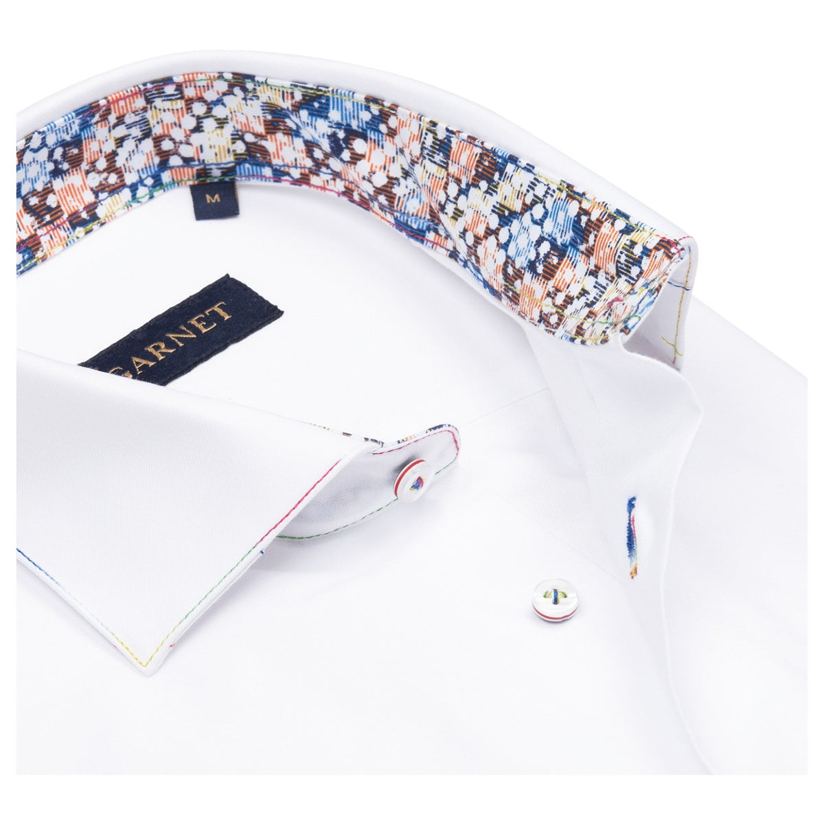 Garnet Men's Sport Shirts L/S 2411011 3/Ivory