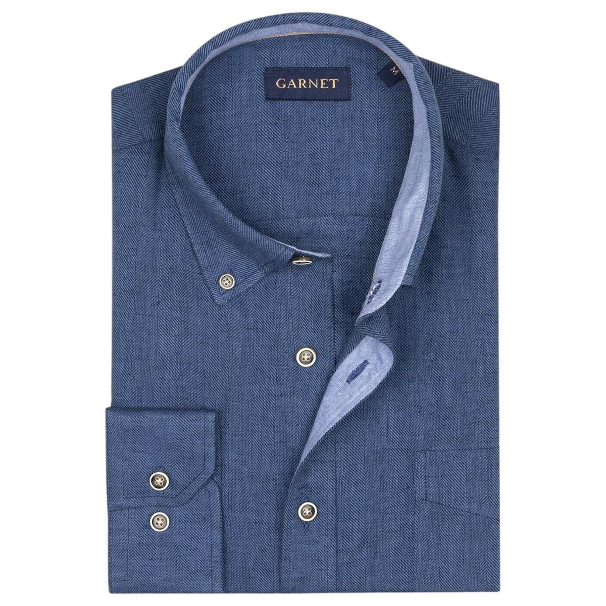 Garnet Men's Sport Shirts L/S 2411104 4/Navy