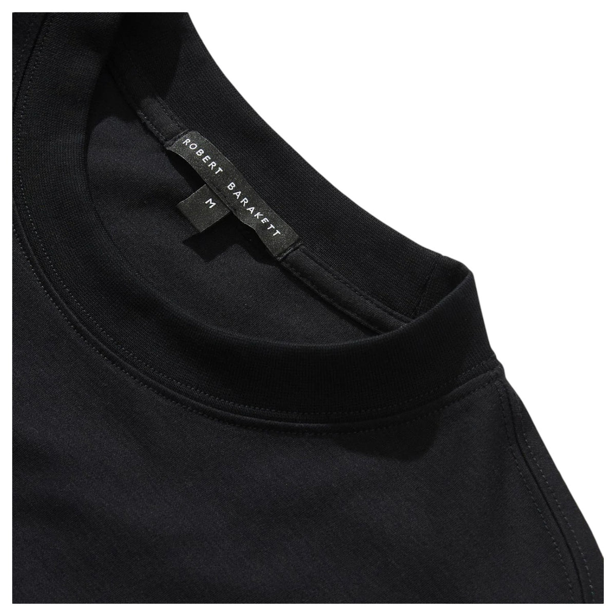 Robert Barakett Geogia High Crew Long Sleeve Tee In Black RB82247