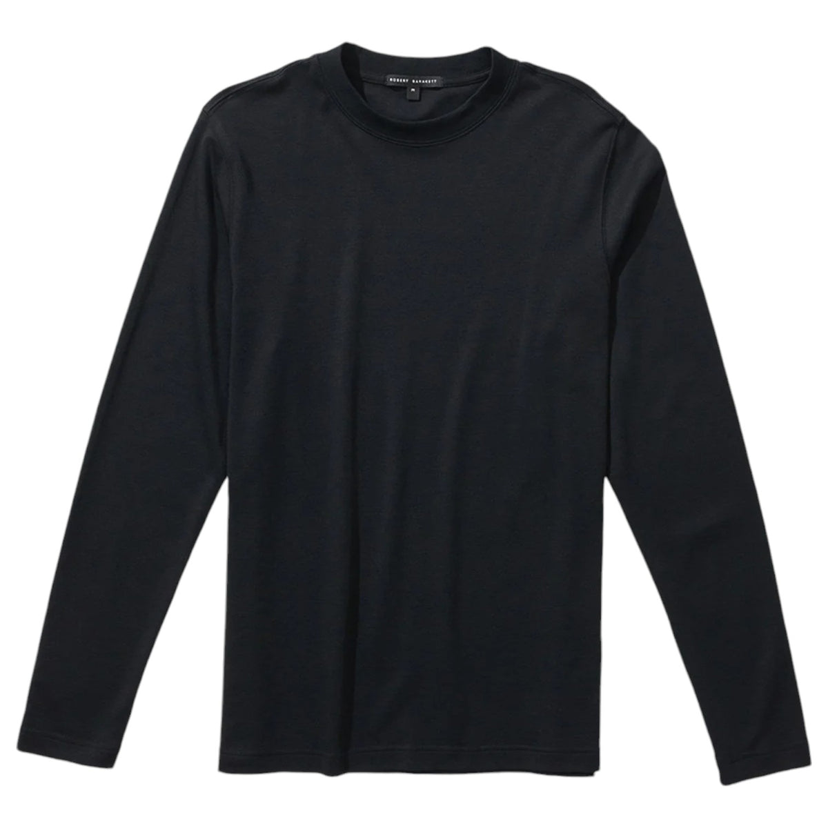 Robert Barakett Geogia High Crew Long Sleeve Tee In Black RB82247