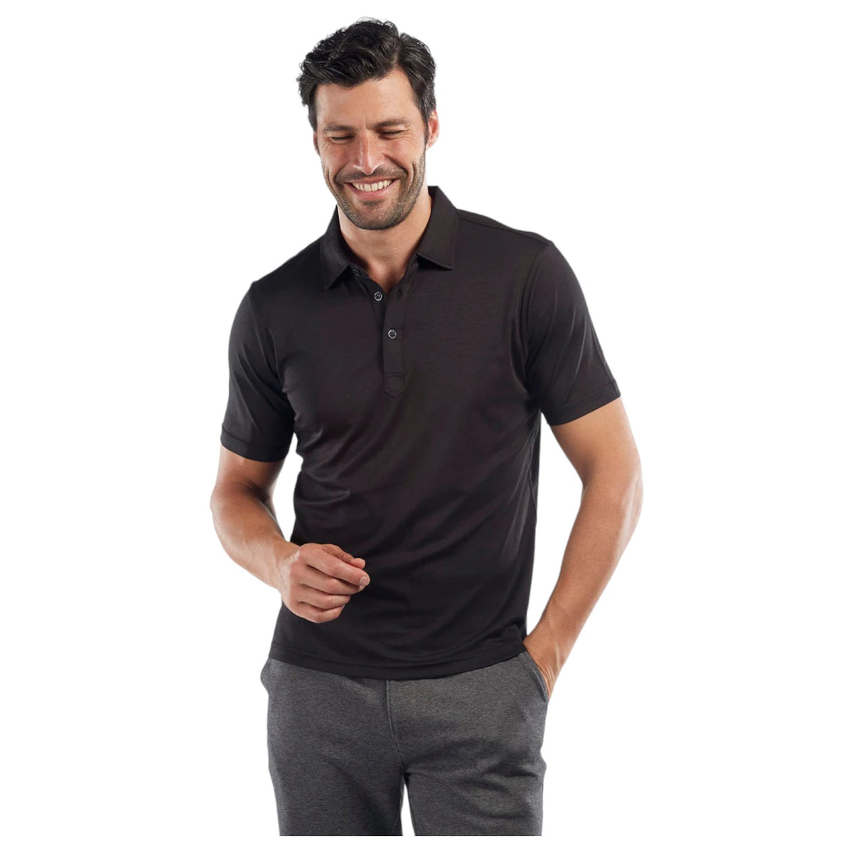 Raffi Polo Shirt HZZ22446 Black