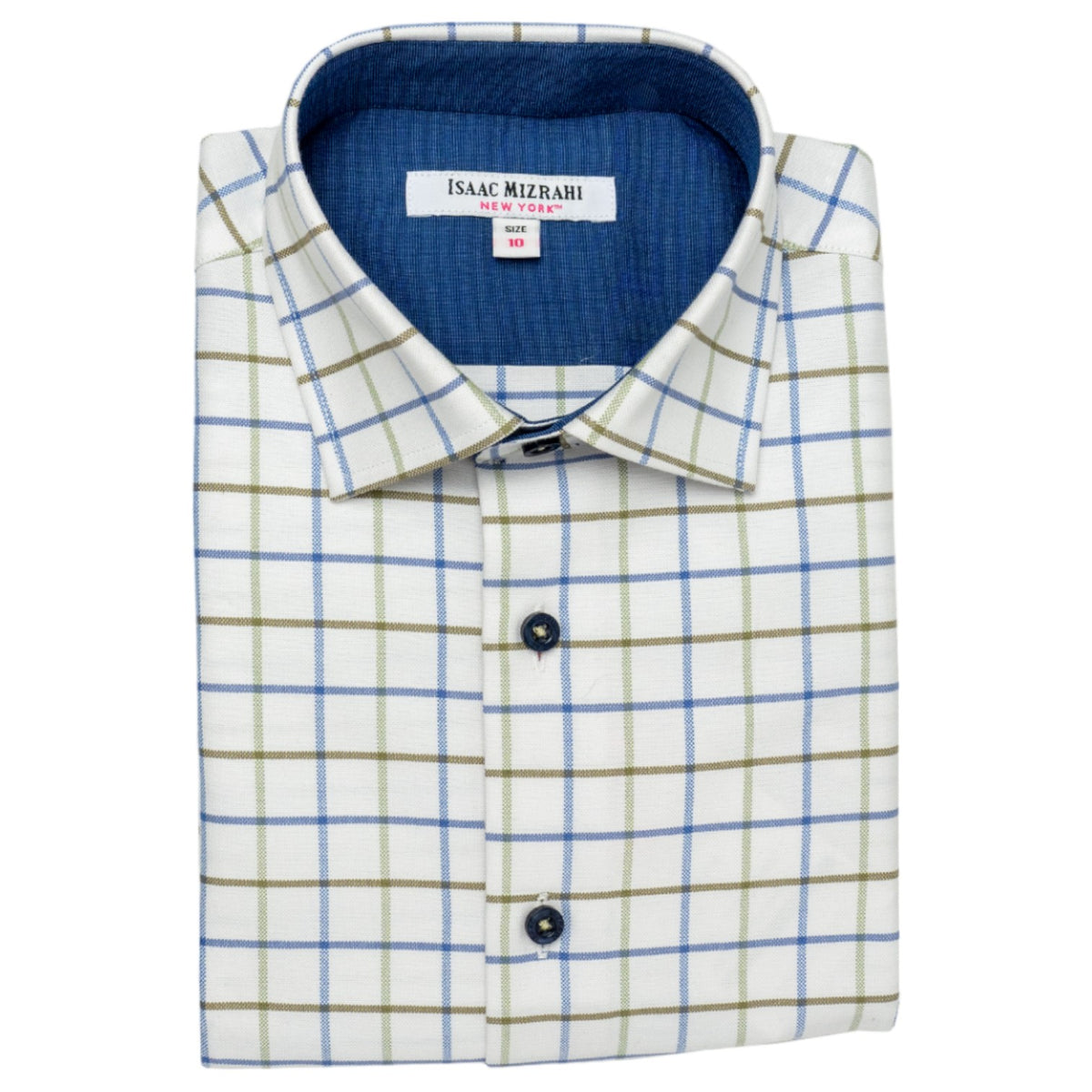 Isaac Mizrahi Boys Dress Check Shirt SH9760