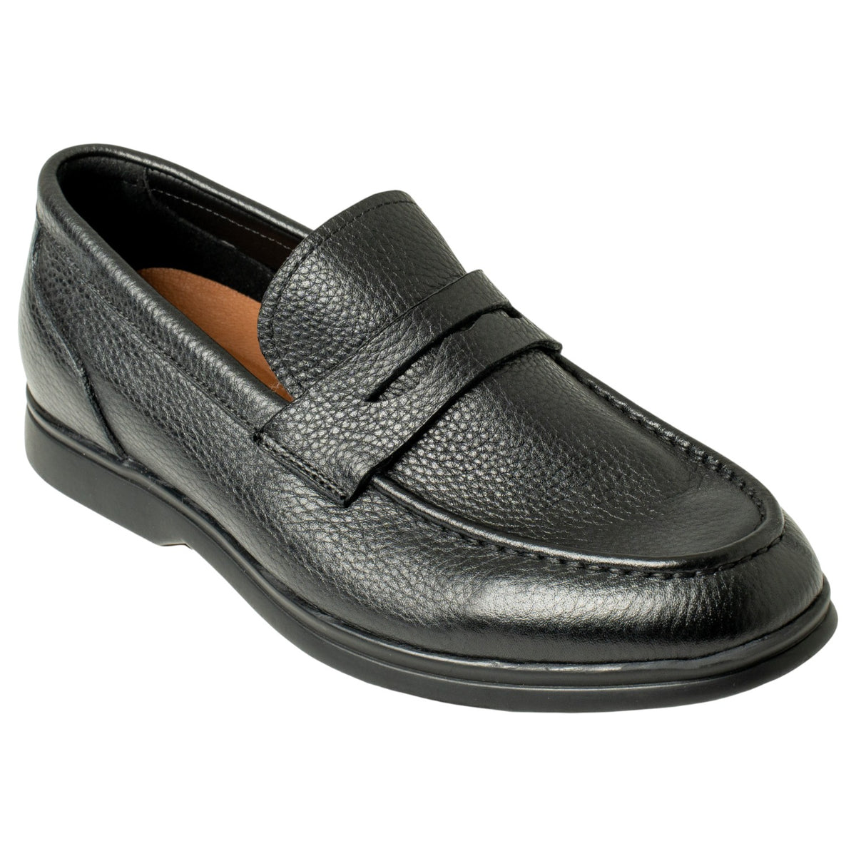 Cloud Cloth Boys Pebbled Leather Slip On Shoes SS4103