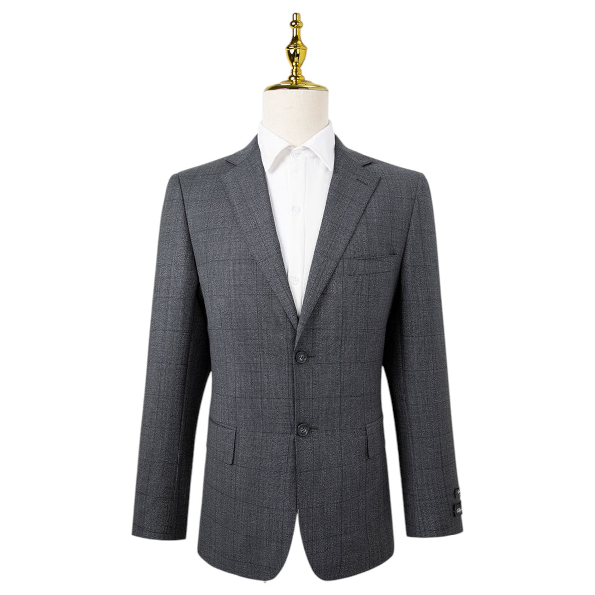 Sartoria Tosi Grey Check Suit Modern Fit ST-505