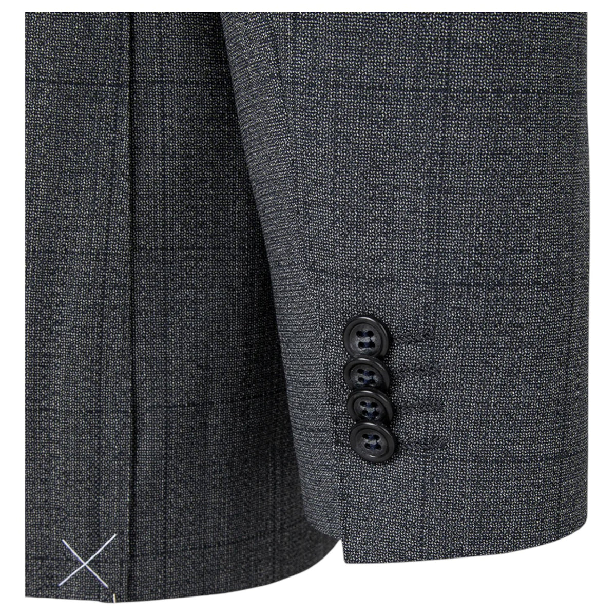 Sartoria Tosi Grey Check Suit Modern Fit ST-505