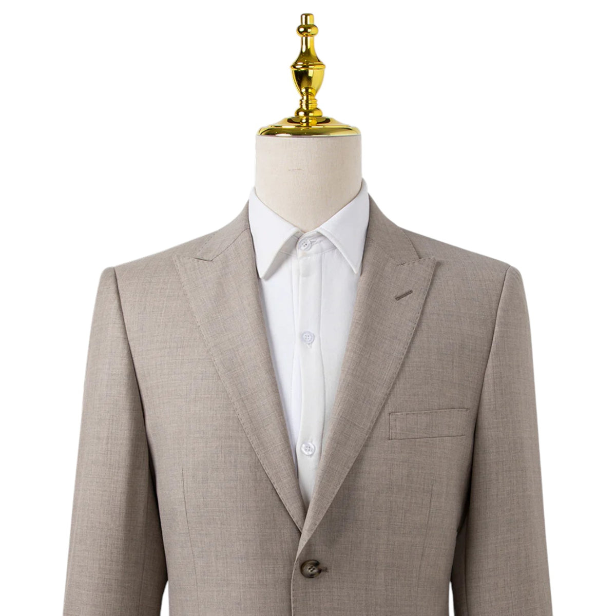Sartoria-Tosi Men's Hand Made Italian Suits In Tan ST-517