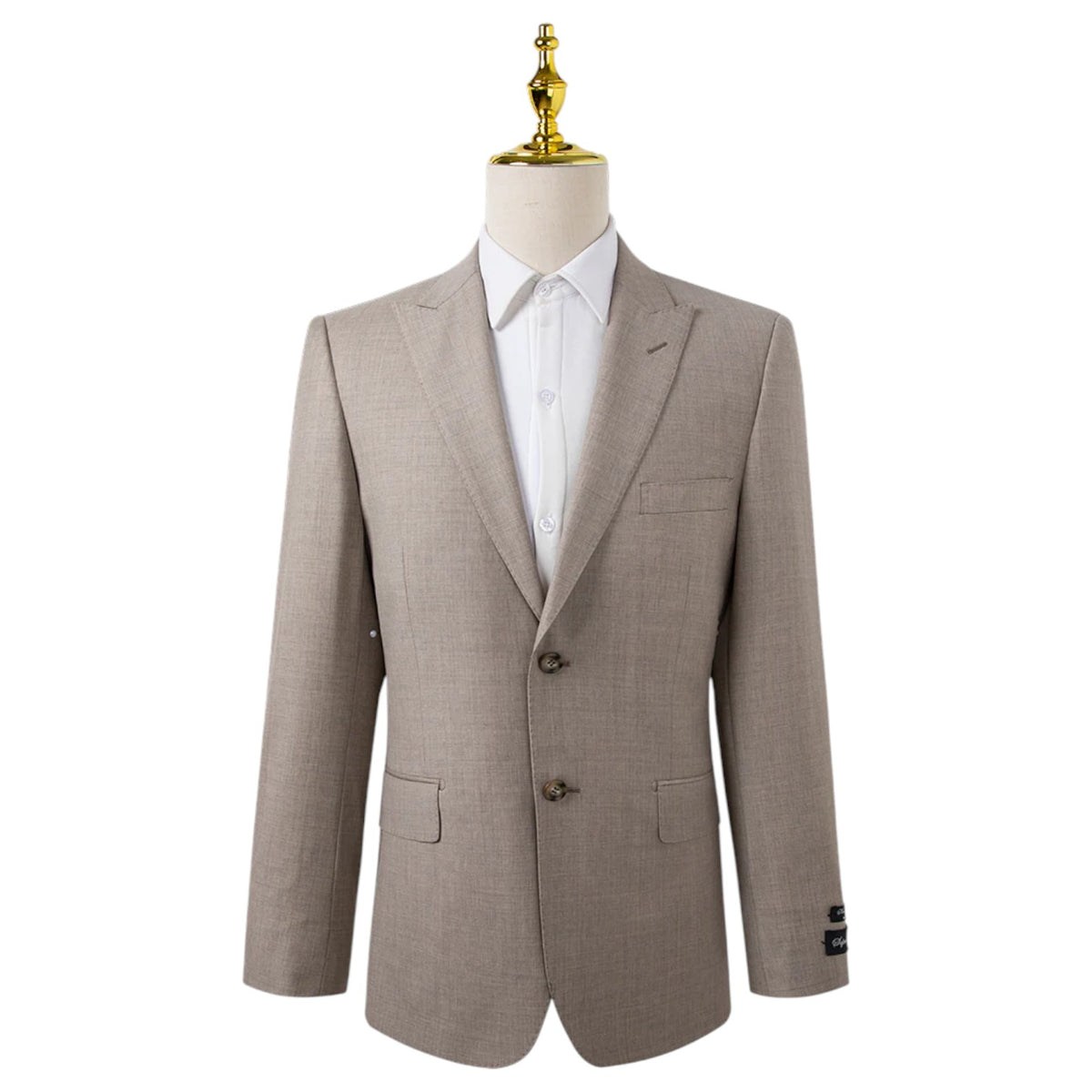 Sartoria-Tosi Men's Hand Made Italian Suits In Tan ST-517