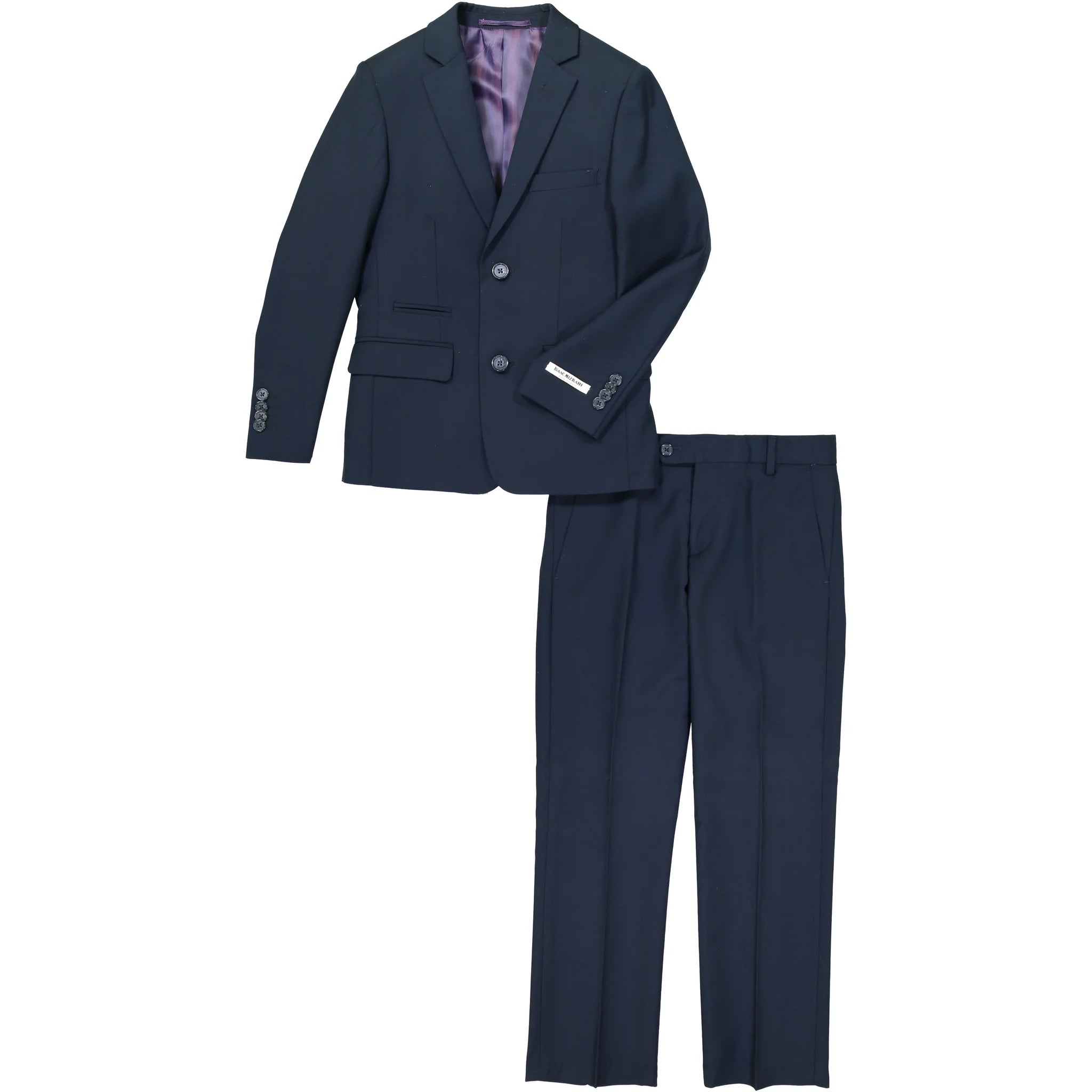 ST2005 Wool Blend Boys Navy Isaac Mizrahi Suit – J&Z Couture