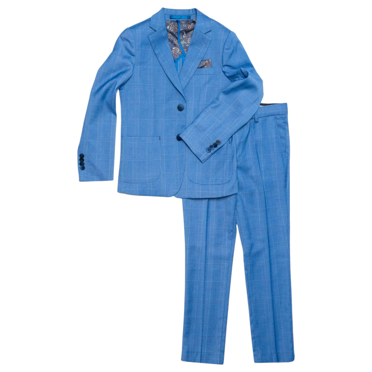 Isaac Mizrahi Boys 2 Piece Suit In Blue ST2700 Blue