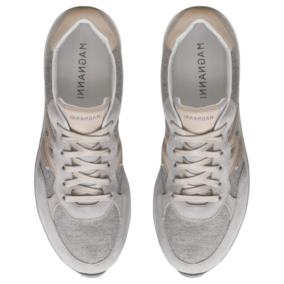 Magnanni Men's Shoes YOKI Metal/Grey 26143