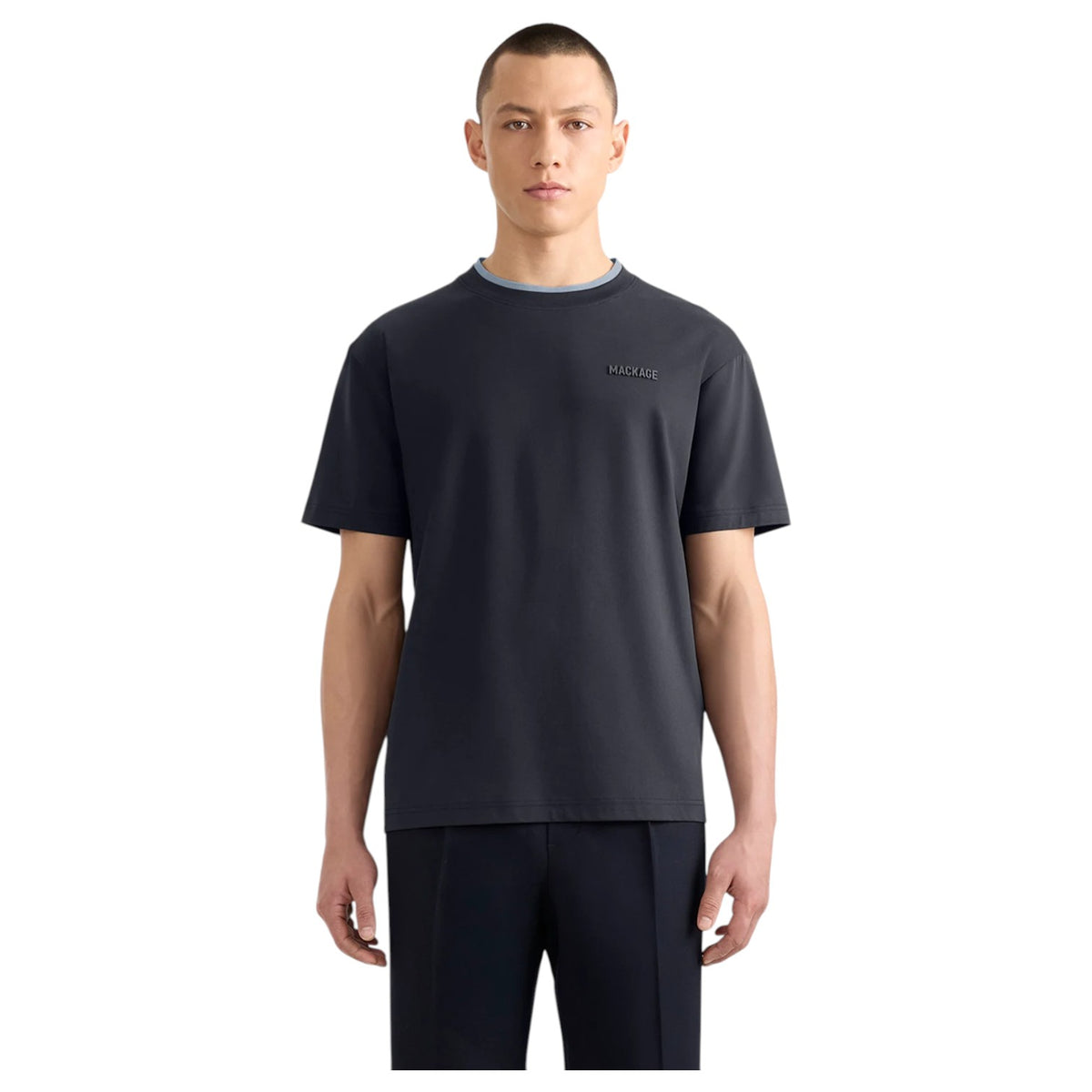 Mackage TEE-MNV Double Crewneck Collar T-Shirt