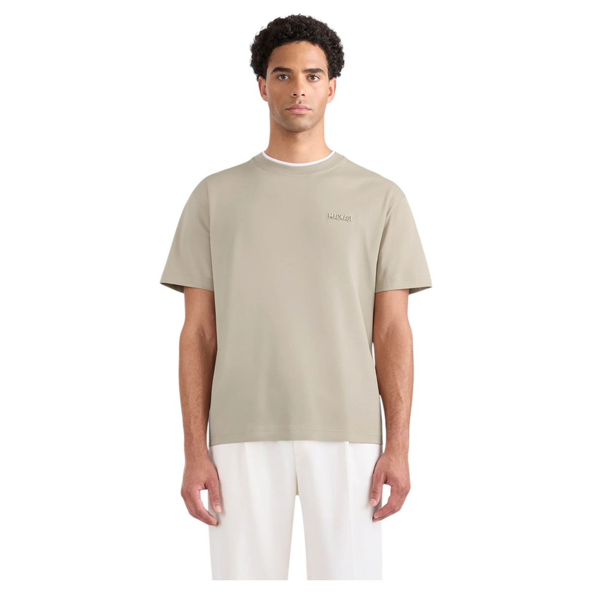 Mackage TEE-MNV Double Crewneck Collar T-Shirt