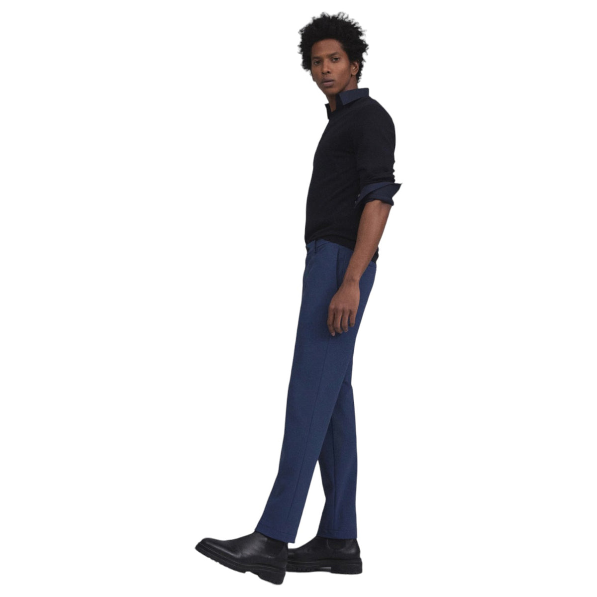 Theory Zaine Pant in Precision Ponte In Baltic L0197236-XNX