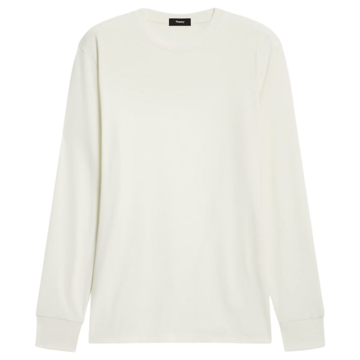 Theory Essential Long-Sleeve Tee in Anemone Modal Jersey