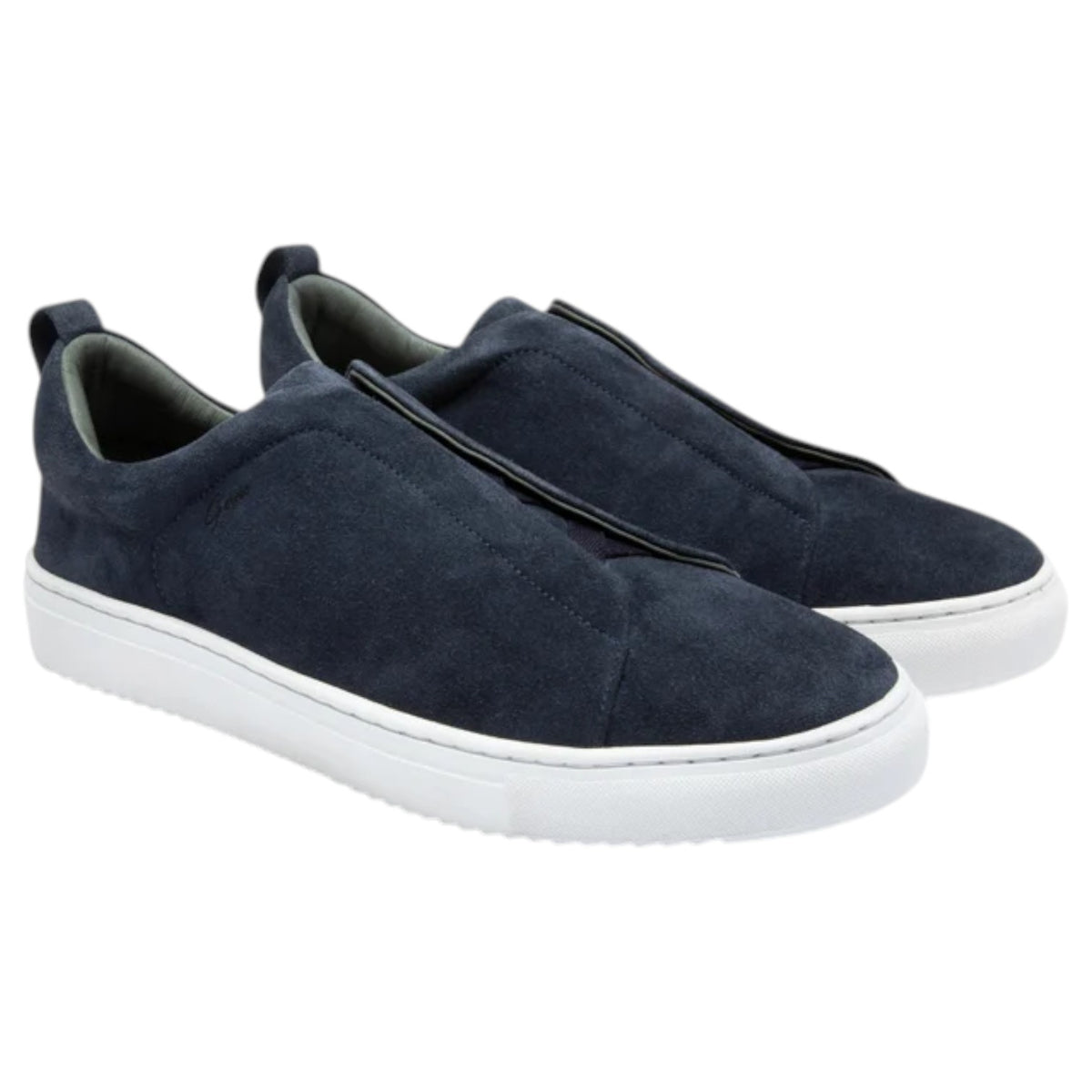 Gernie 33's Laceless Low Top Navy Suede 12704-NS