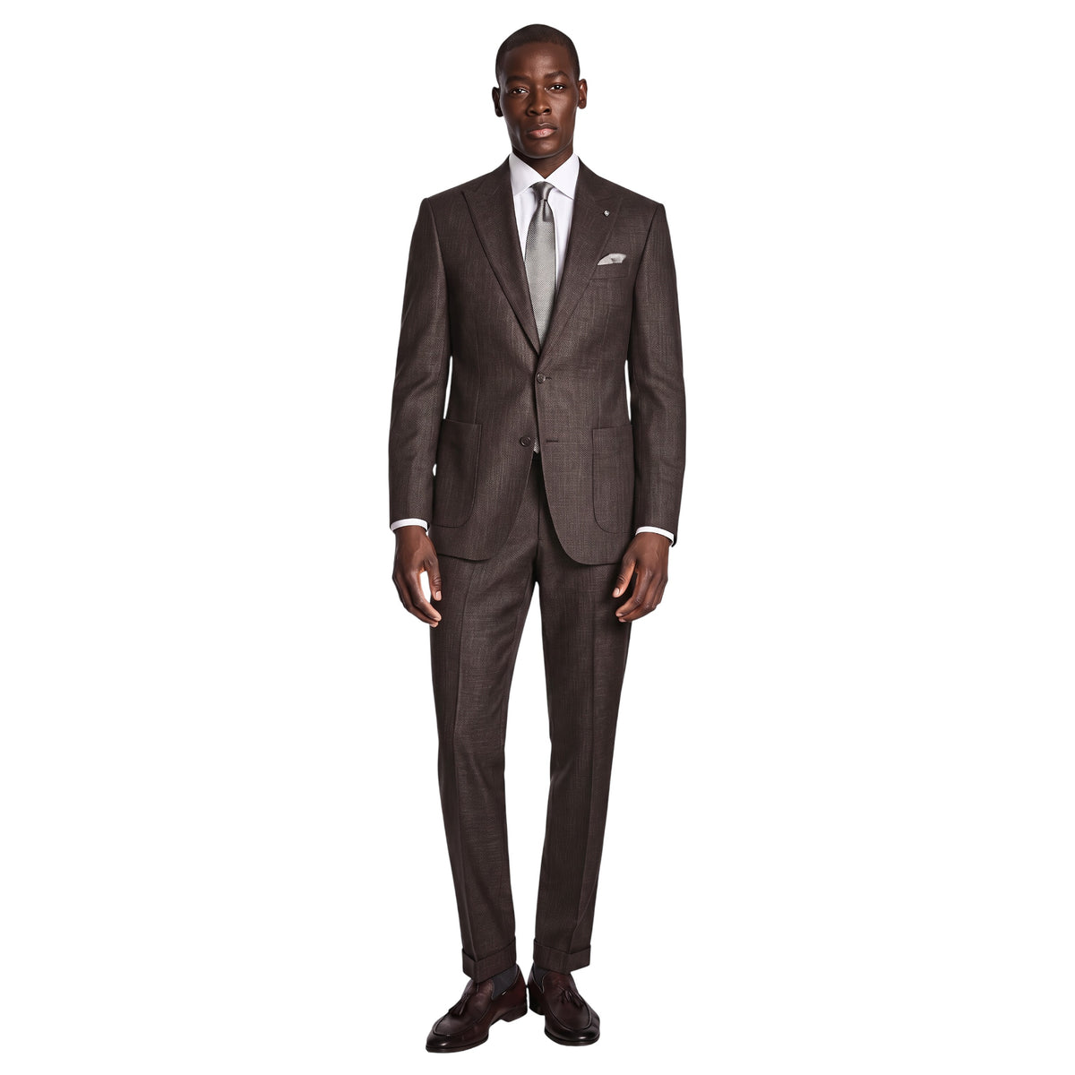 Jack Victor Marco Chocolate Brown Pure Wool Suit