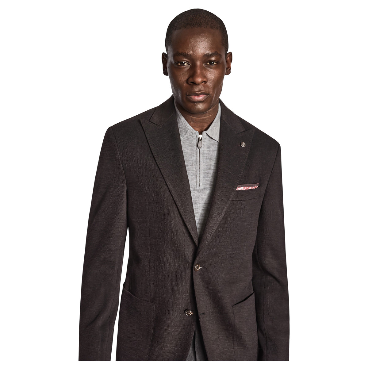 Jack Victor Harvey COMFORTWEAR Dark Chocolate Wool Blazer