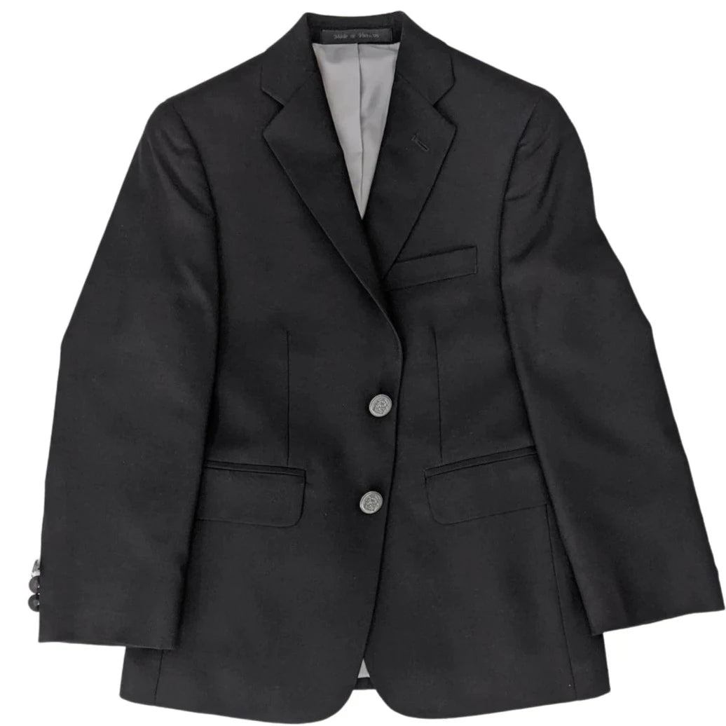 Andrew Marc Boys' Classic Black Blazer BCRL1MQW0000 Black