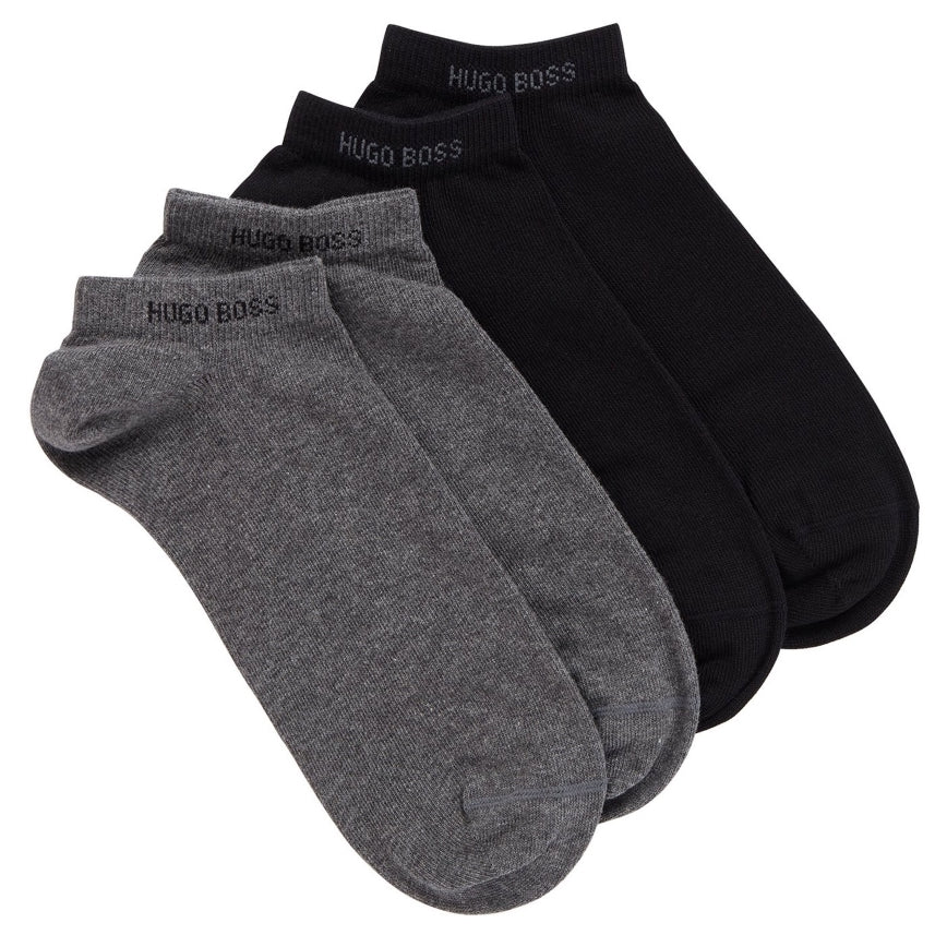 BOSS Two-Pack of Socks in a Cotton Blend 50407405-032