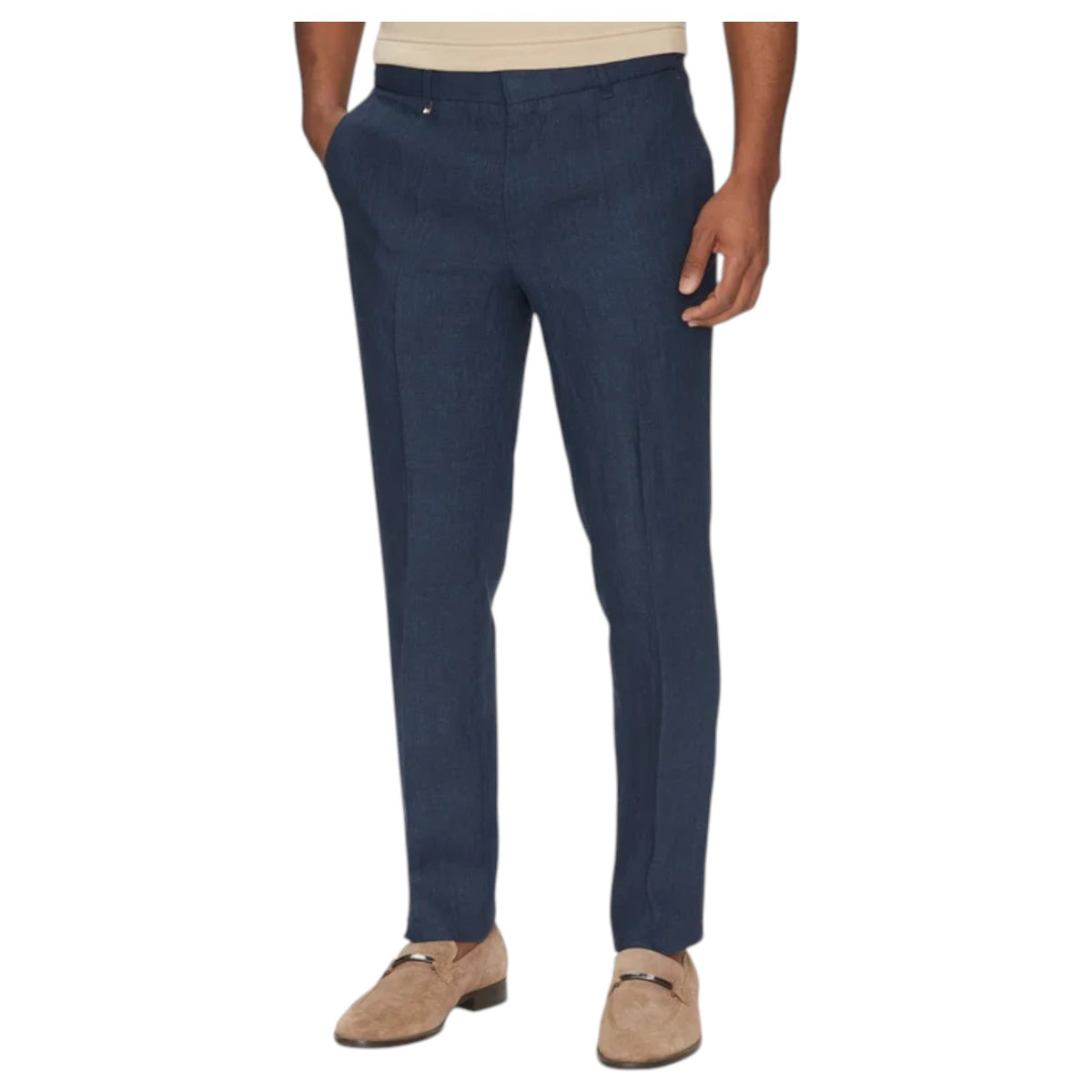 Boss Formal Trousers In Linen Canvas 50540518