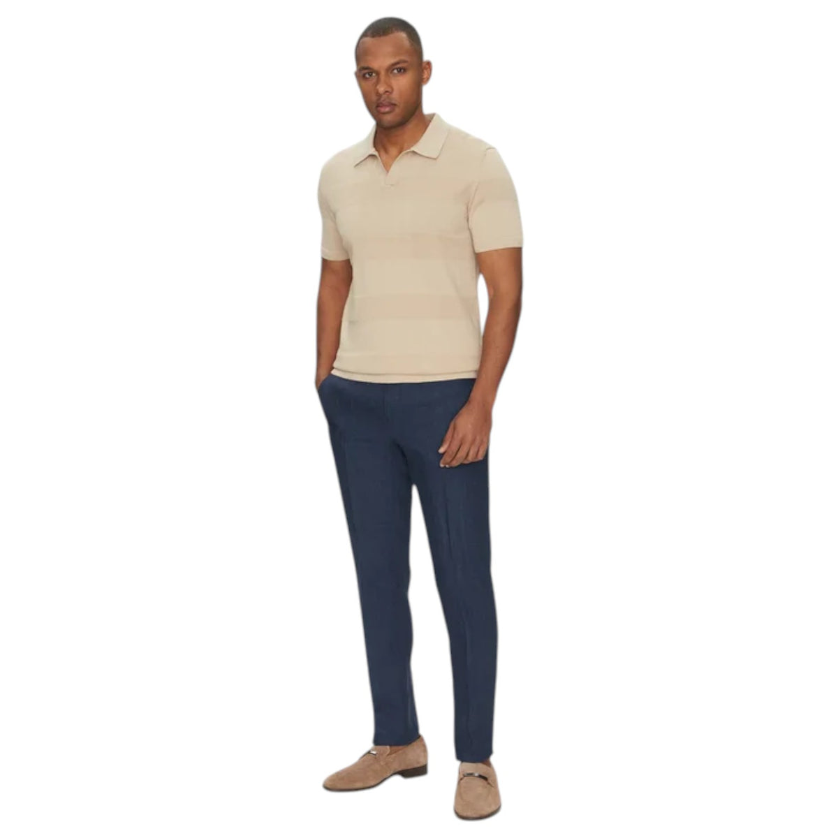 Boss Formal Trousers In Linen Canvas 50540518