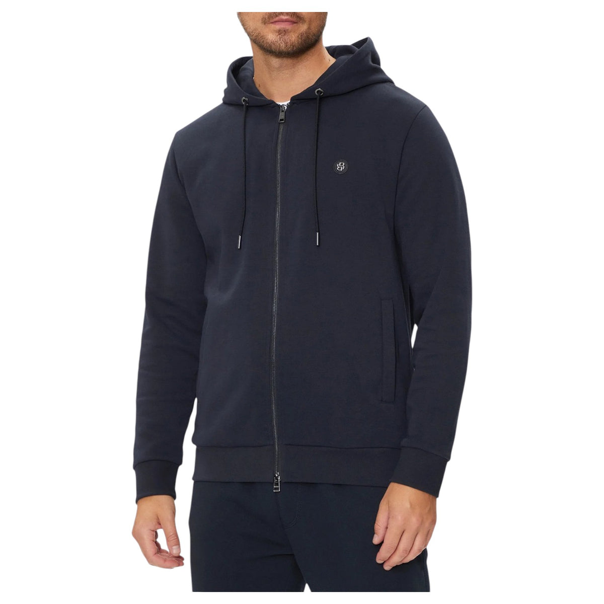 Boss Jersey Fabric Tracksuit In Navy 50520303