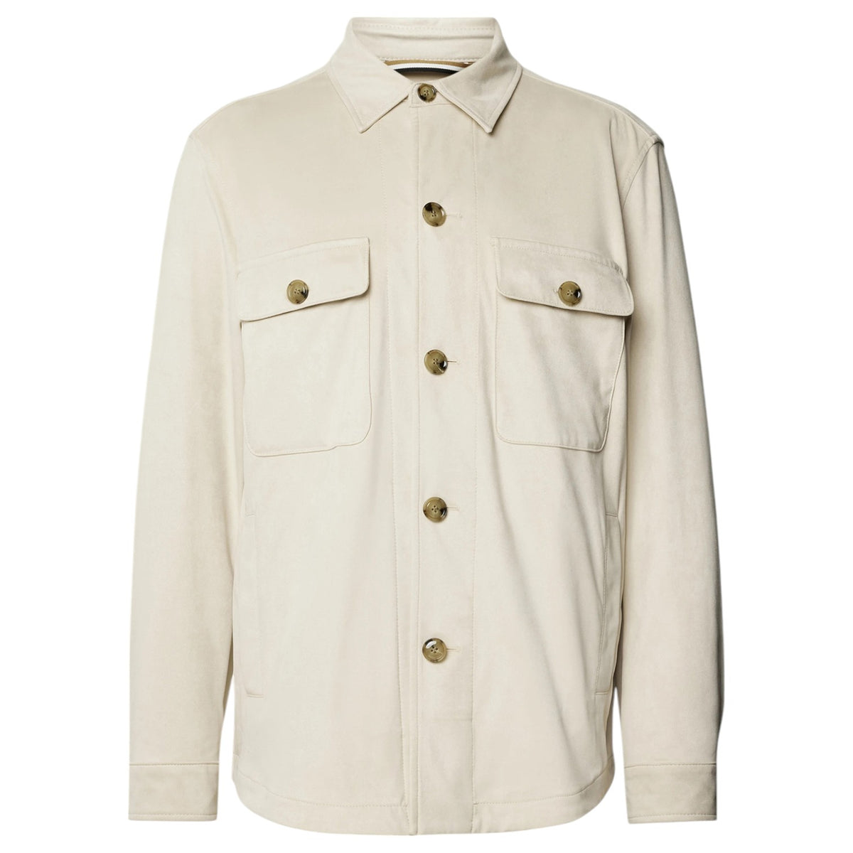 Boss Relaxed-Fit Overshirt In Super-Stretch Fabric 50535666-131