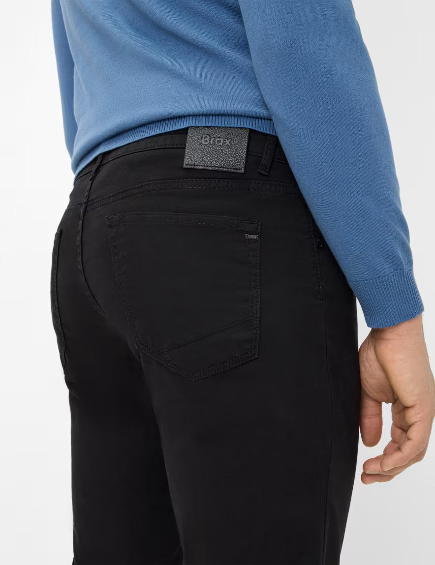 Brax Style Chuck Mordern Fit Pants In Black 863808/02 Black