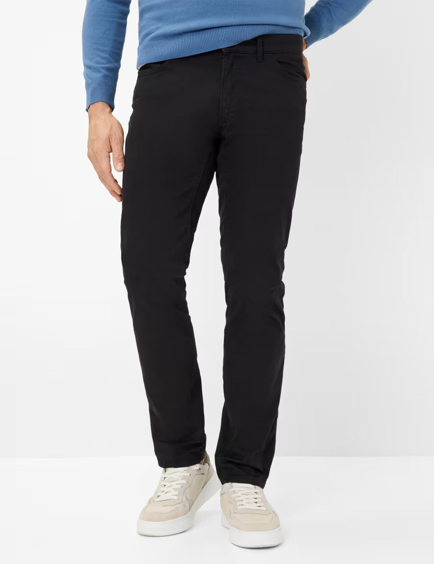 Brax Style Chuck Mordern Fit Pants In Black 863808/02 Black