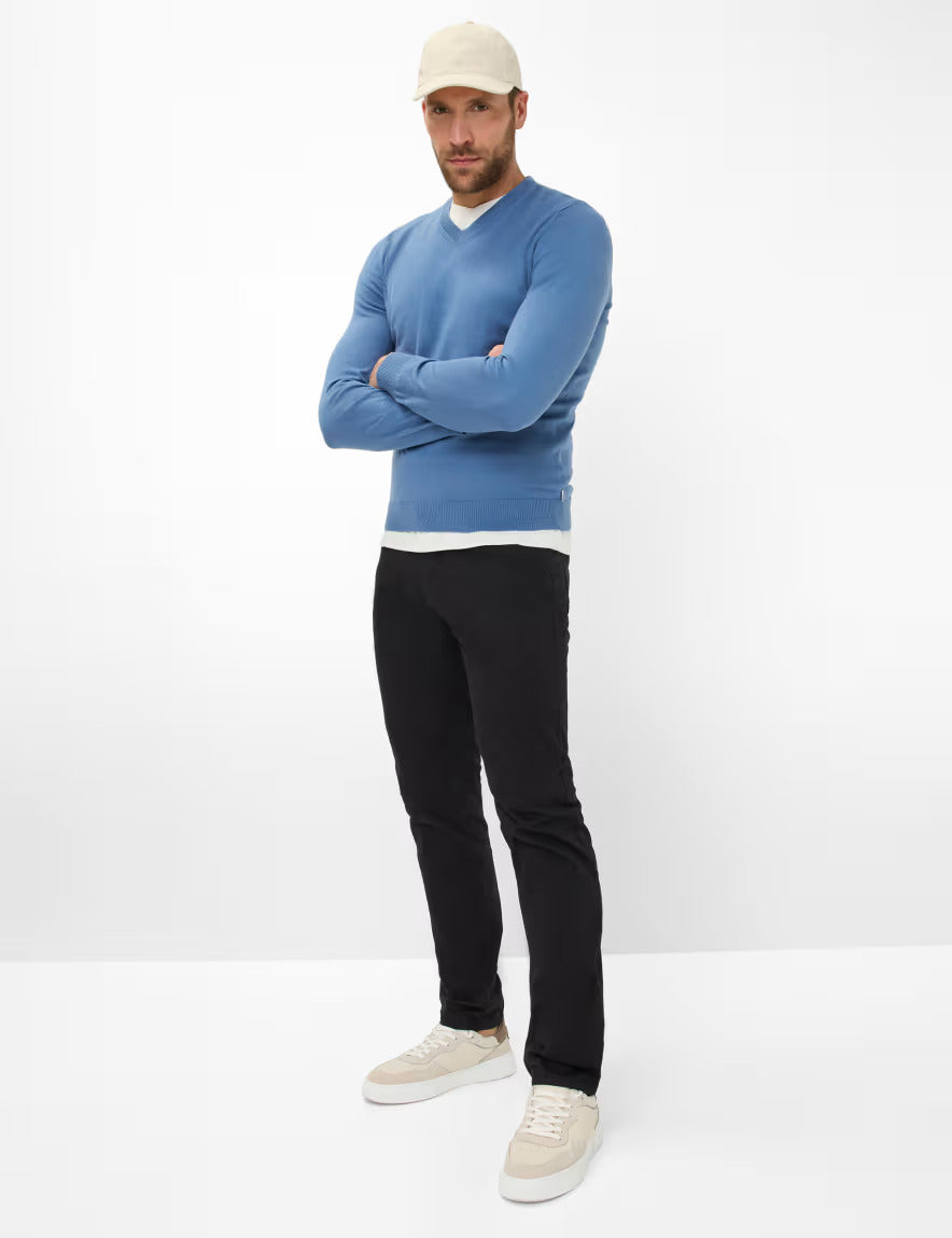 Brax Style Chuck Mordern Fit Pants In Black 863808/02 Black