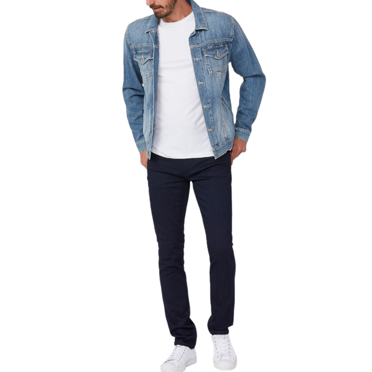 PAIGE Transcend Lennox Slim Jean-Inkwell M476521-4010