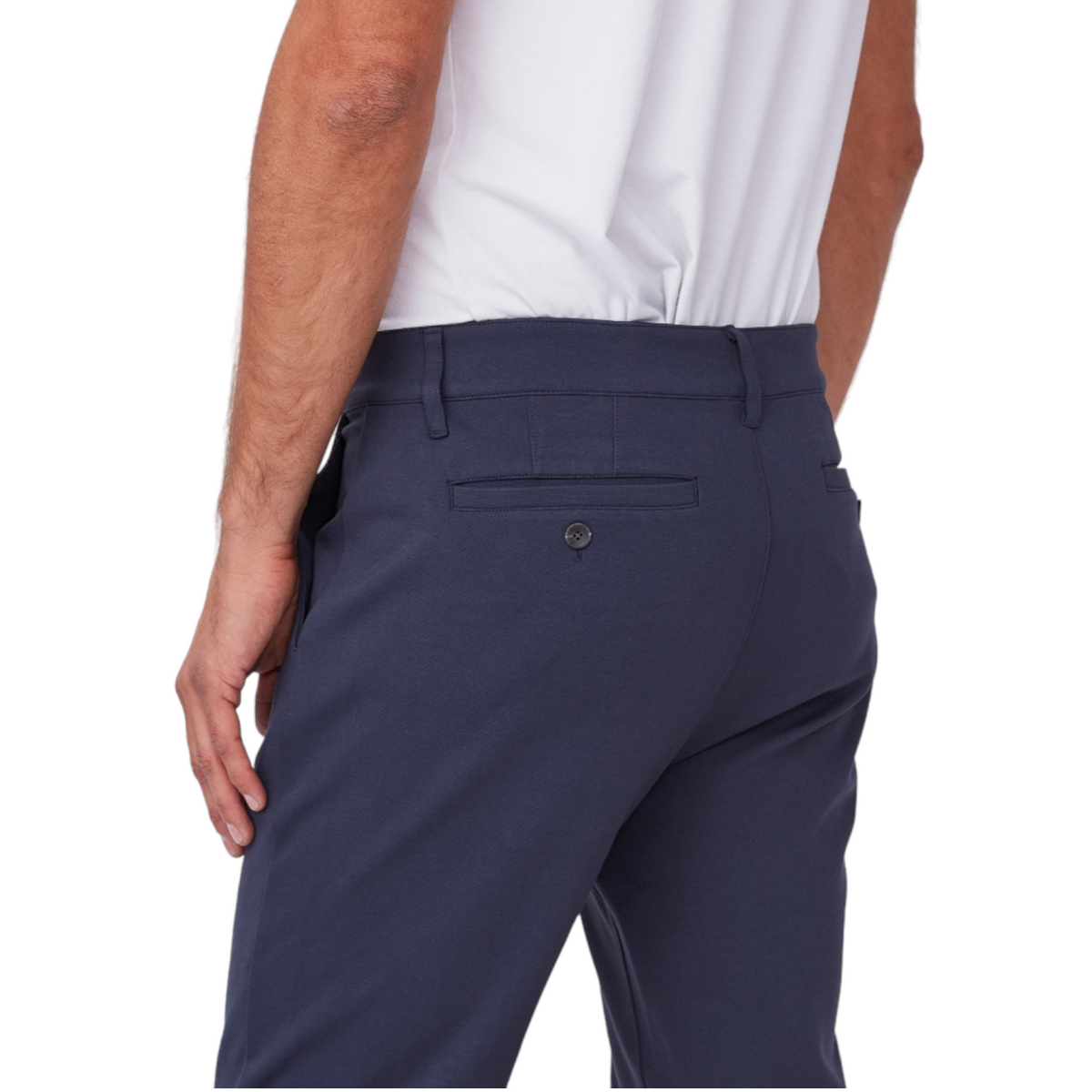 PAIGE Stafford Trouser in Navy Deep Anchor M807374-W6781