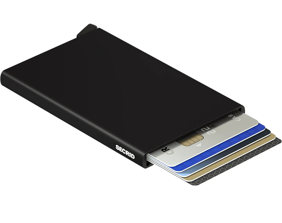Secrid Anodised Aluminum Cardprotector - Black