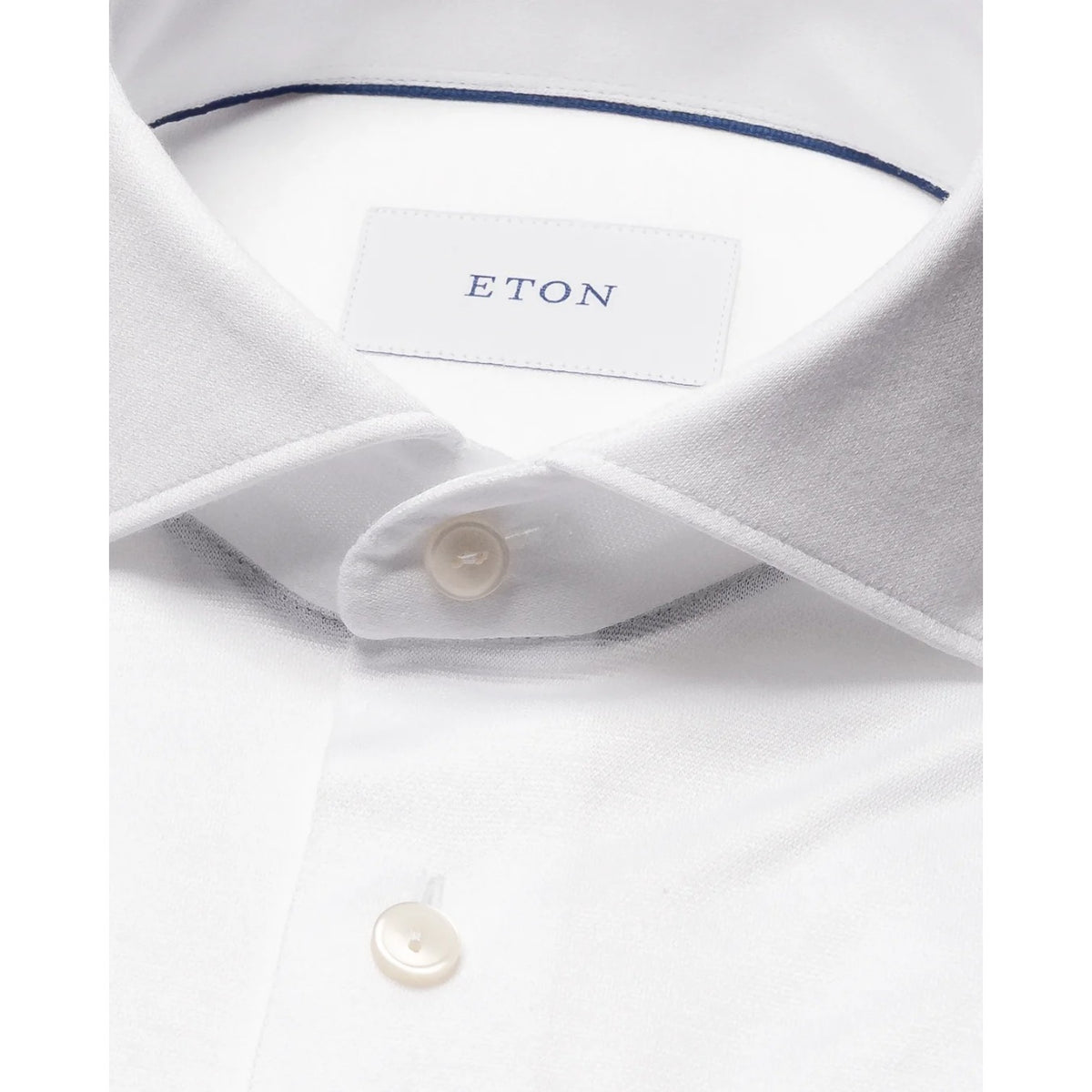 Eton Filo Di Scozia Jacquard Knit Shirt 100014987-00
