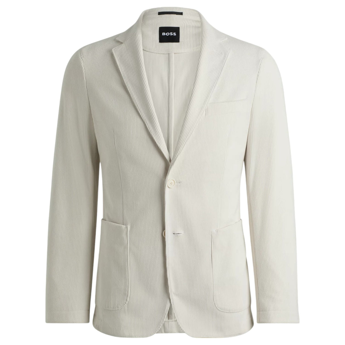 Boss Slim-fit jacket in performance corduroy 50527909 131 Beige