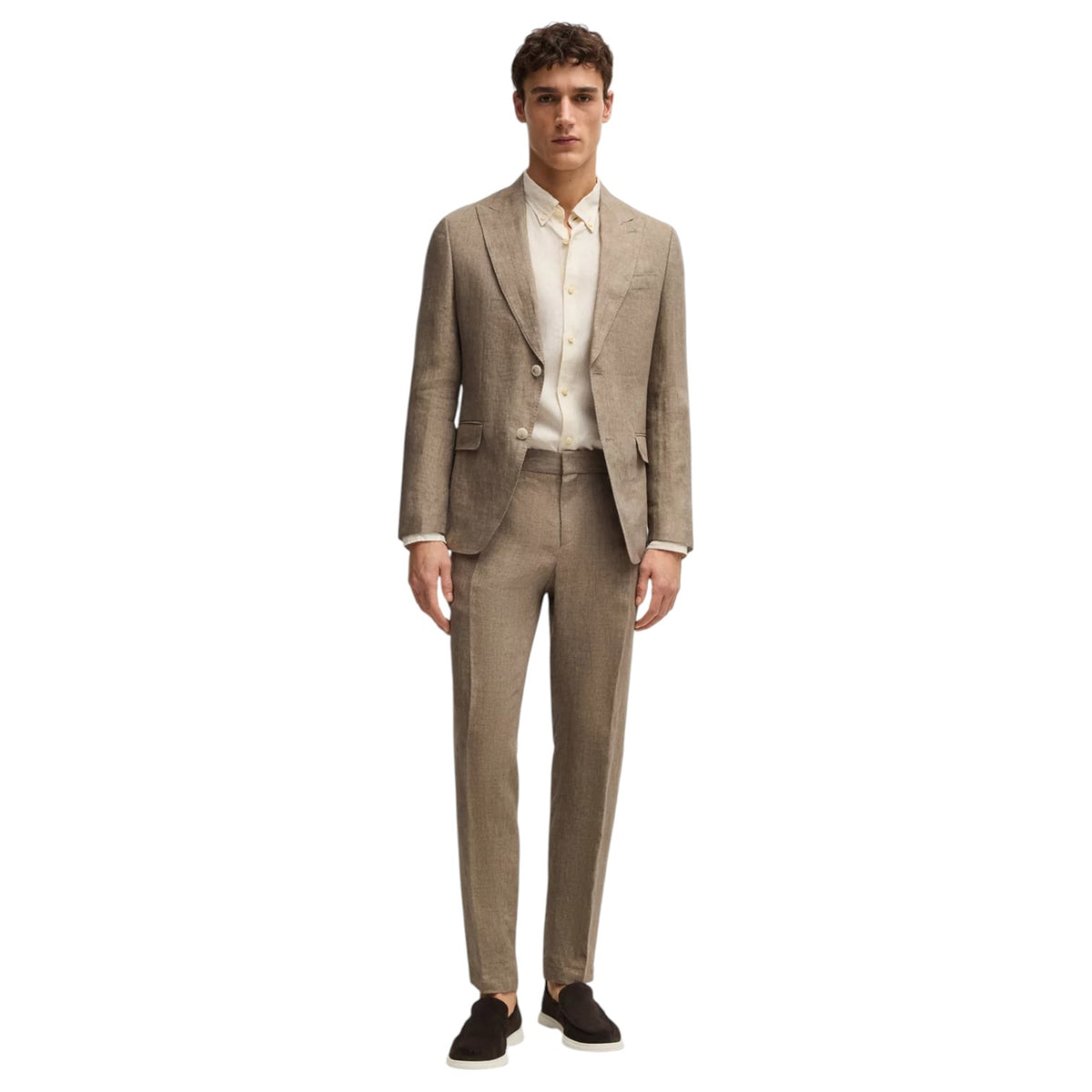 Boss Formal Trousers In Linen Canvas 50540518