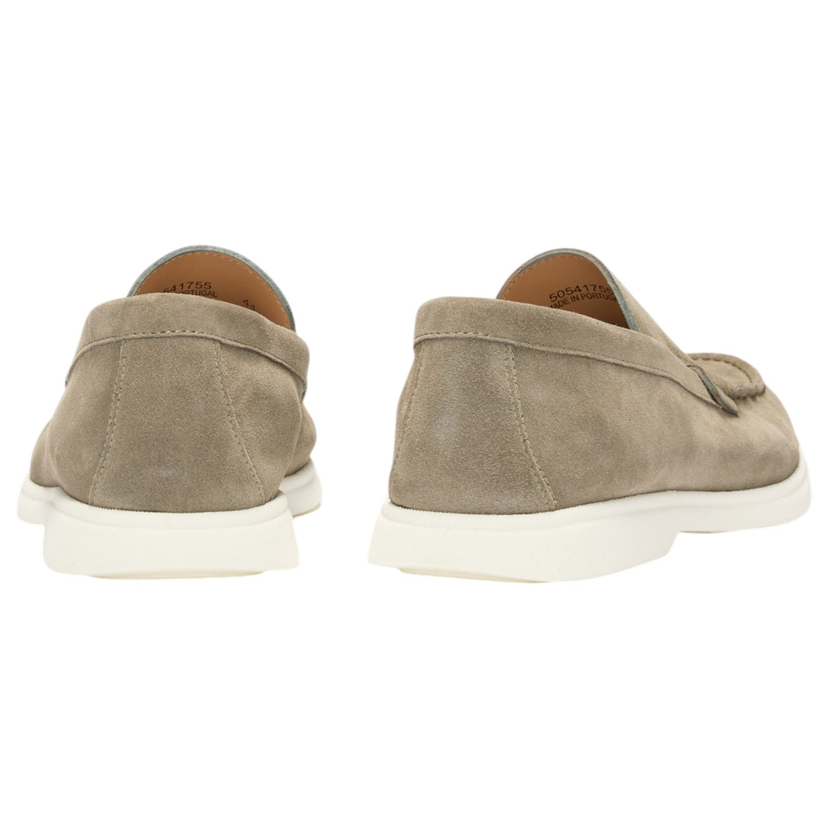 Hugo Boss Suede Loafers With Contrast Outsole 50543083-342 Open Green