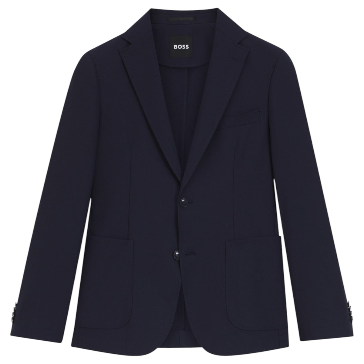 Boss Slim-Fit Jacket in Machine-Washable Stretch Fabric