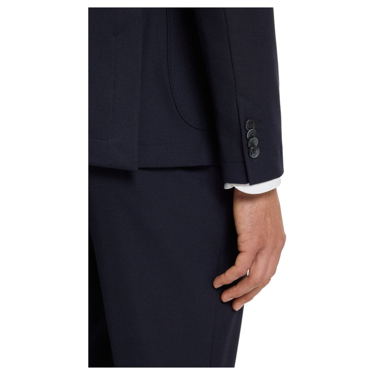 Boss Slim-Fit Jacket in Machine-Washable Stretch Fabric