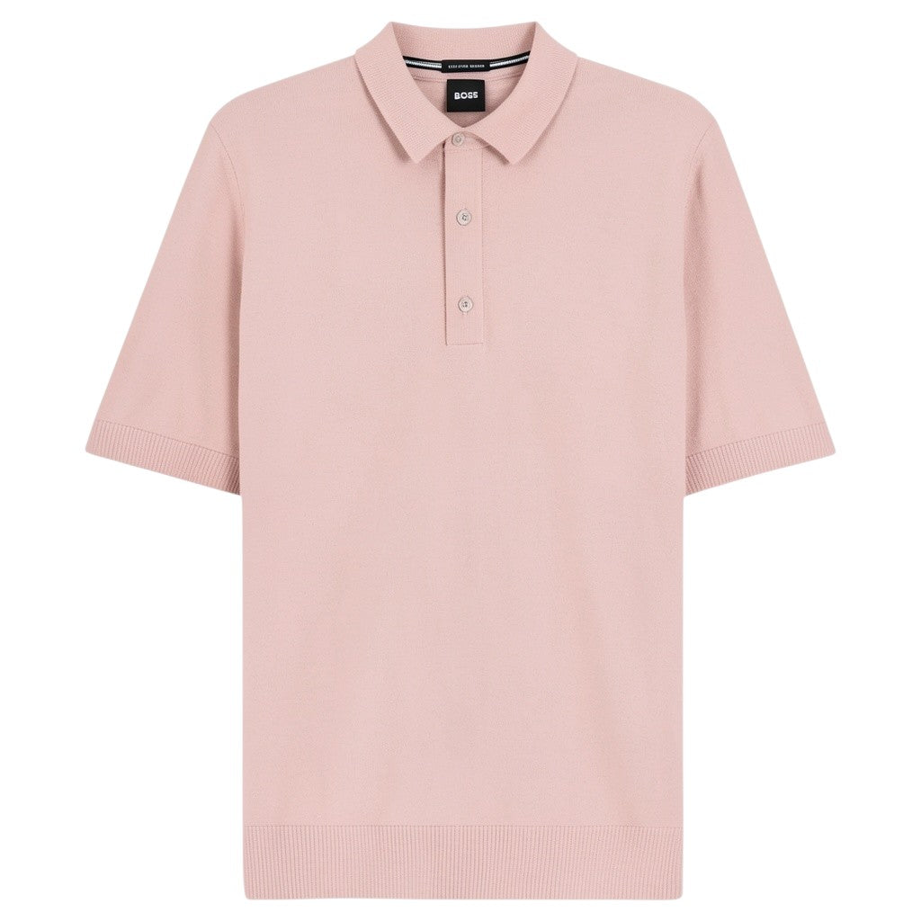 BOSS Virgin Wool Knit Polo – H-Nolano Style 50560485
