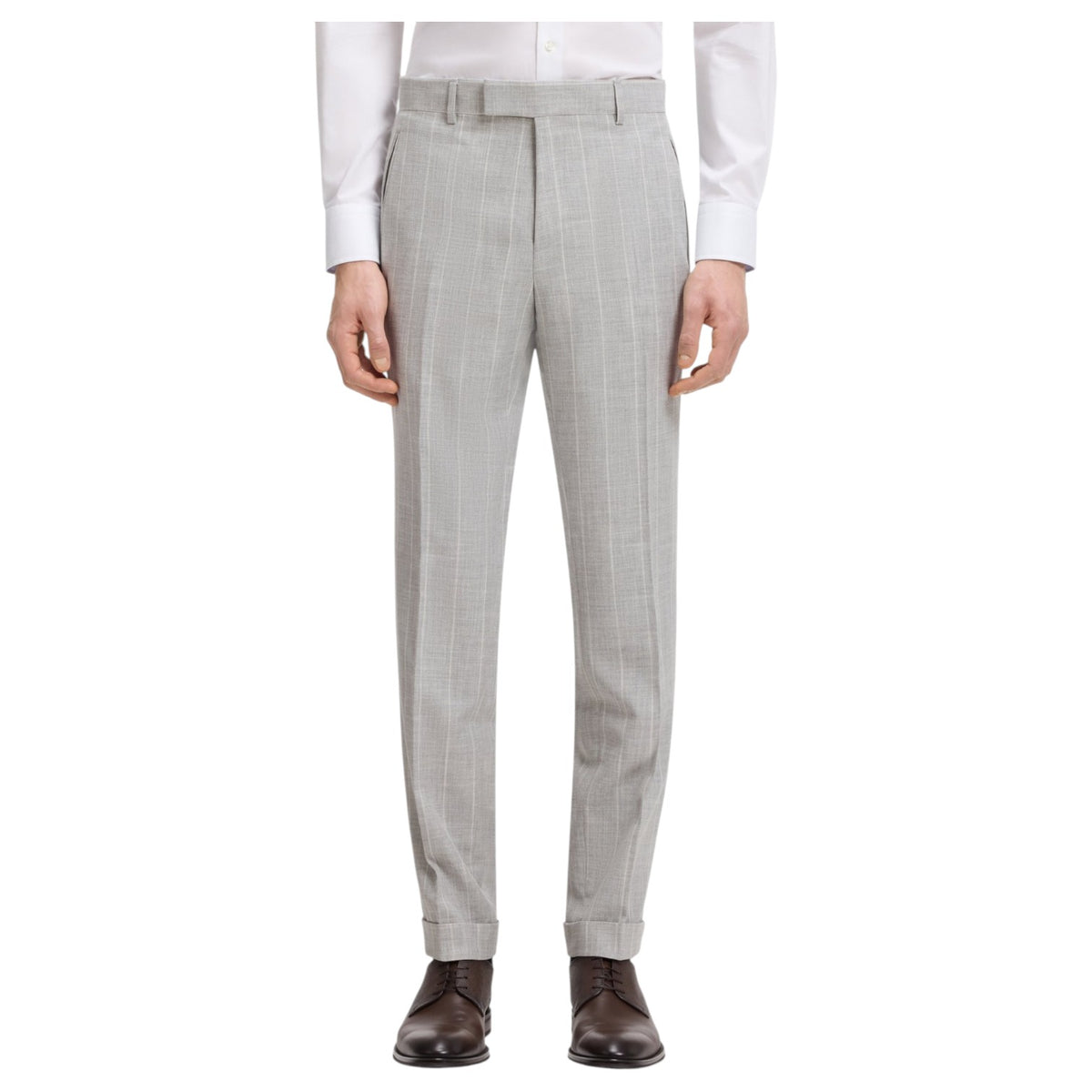 BOSS Two-Piece Slim-Fit Suit In Cotton And Virgin Wool 50561849