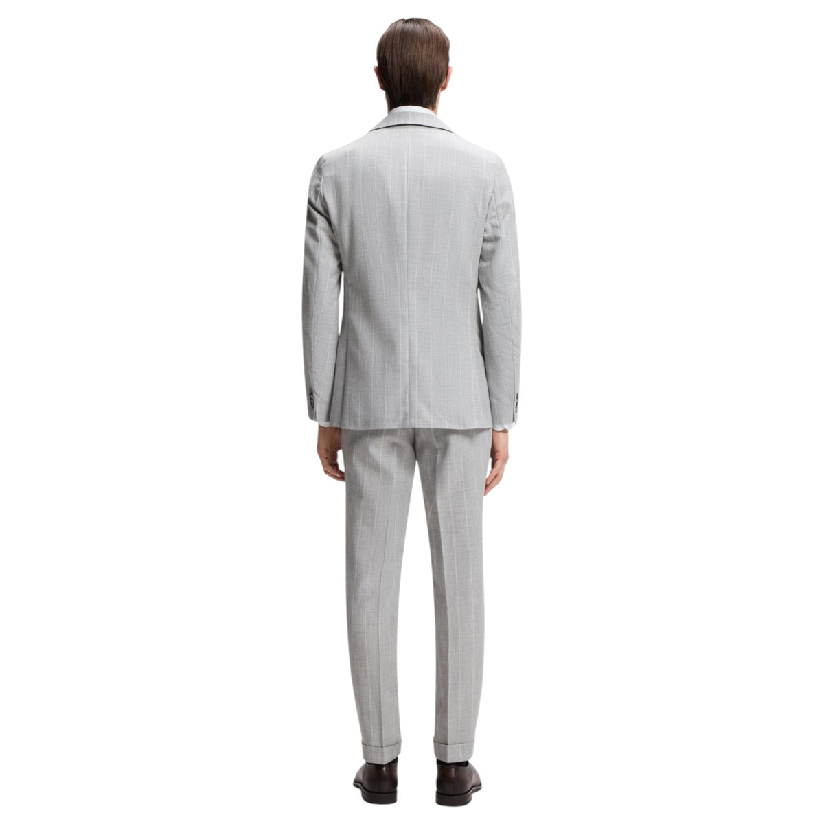 BOSS Two-Piece Slim-Fit Suit In Cotton And Virgin Wool 50561849