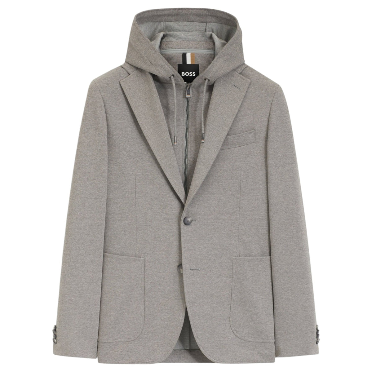 Boss Slim-Fit Blazer With Integrated Hoodie