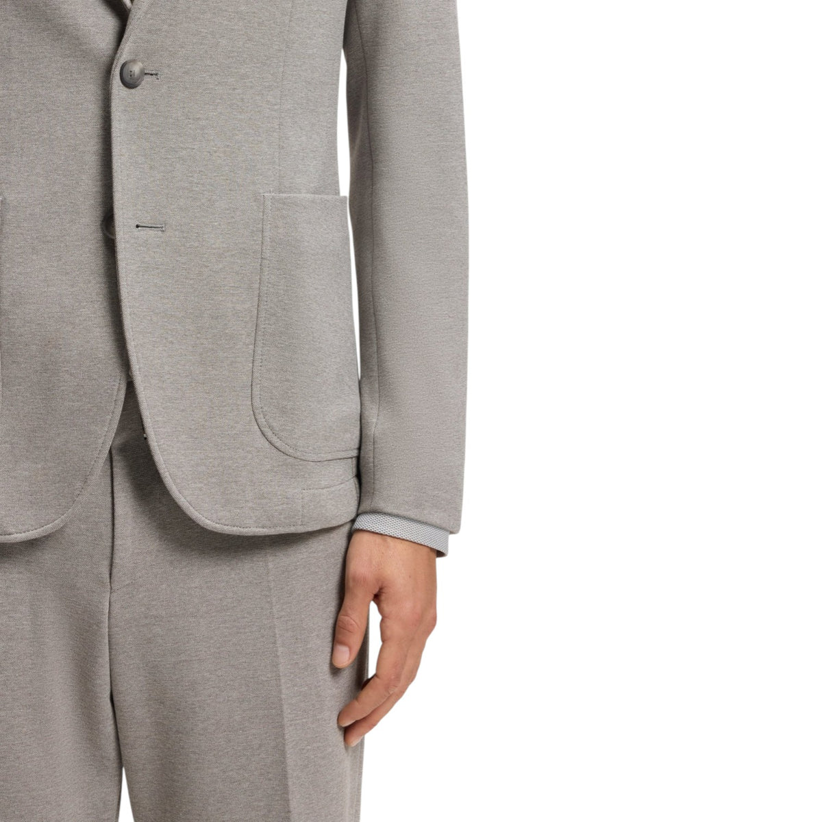 Boss Slim-Fit Blazer With Integrated Hoodie