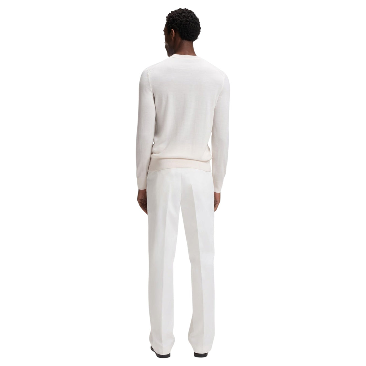 BOSS Regular-Fit Virgin Wool Crew Neck Sweater