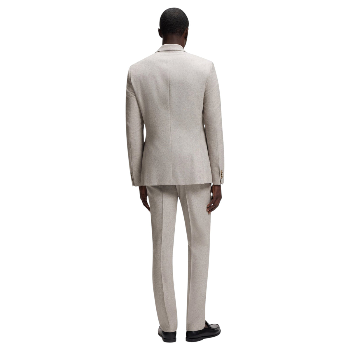 BOSS Men’s Patterned Slim-Fit Suit in Italian Virgin Wool – 50571950