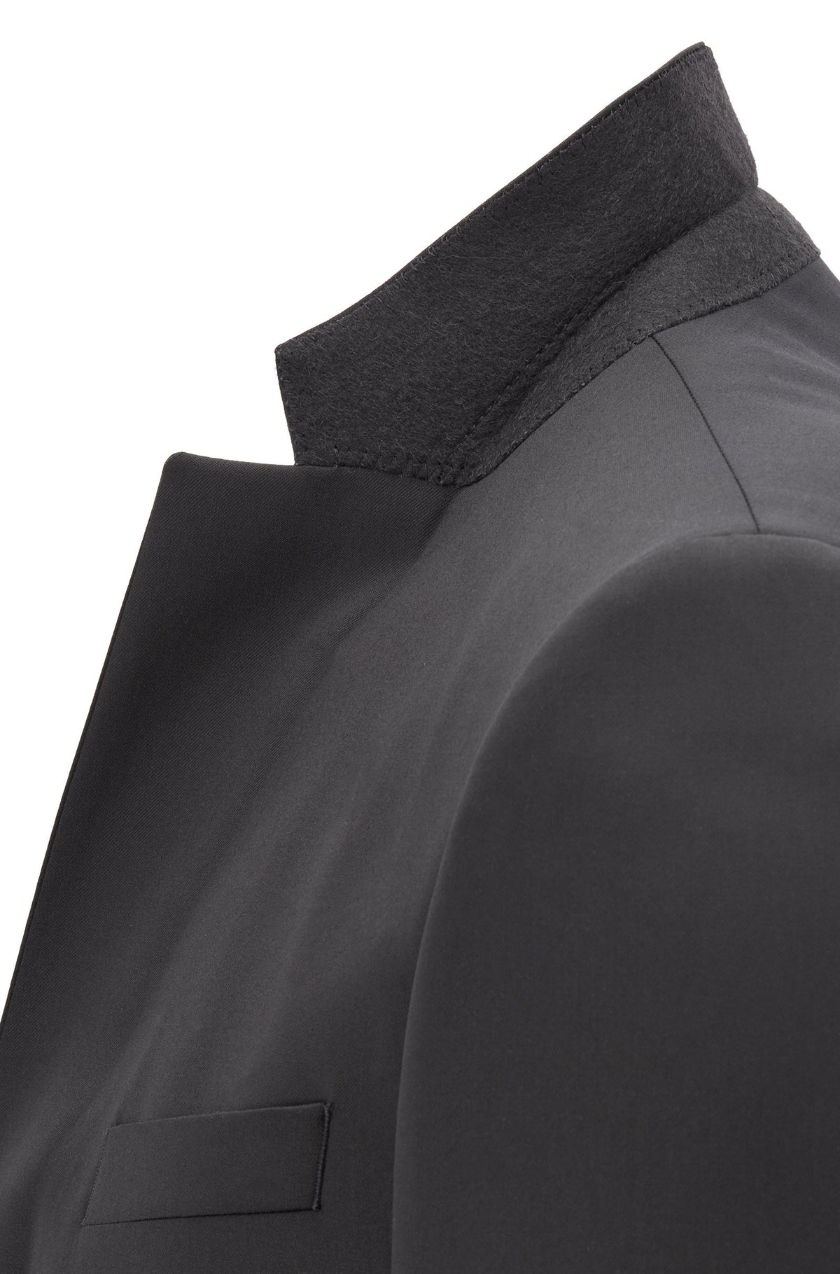 BOSS Slim-Fit Tuxedo in Virgin Wool with Silk Trims-Black 50400489-001
