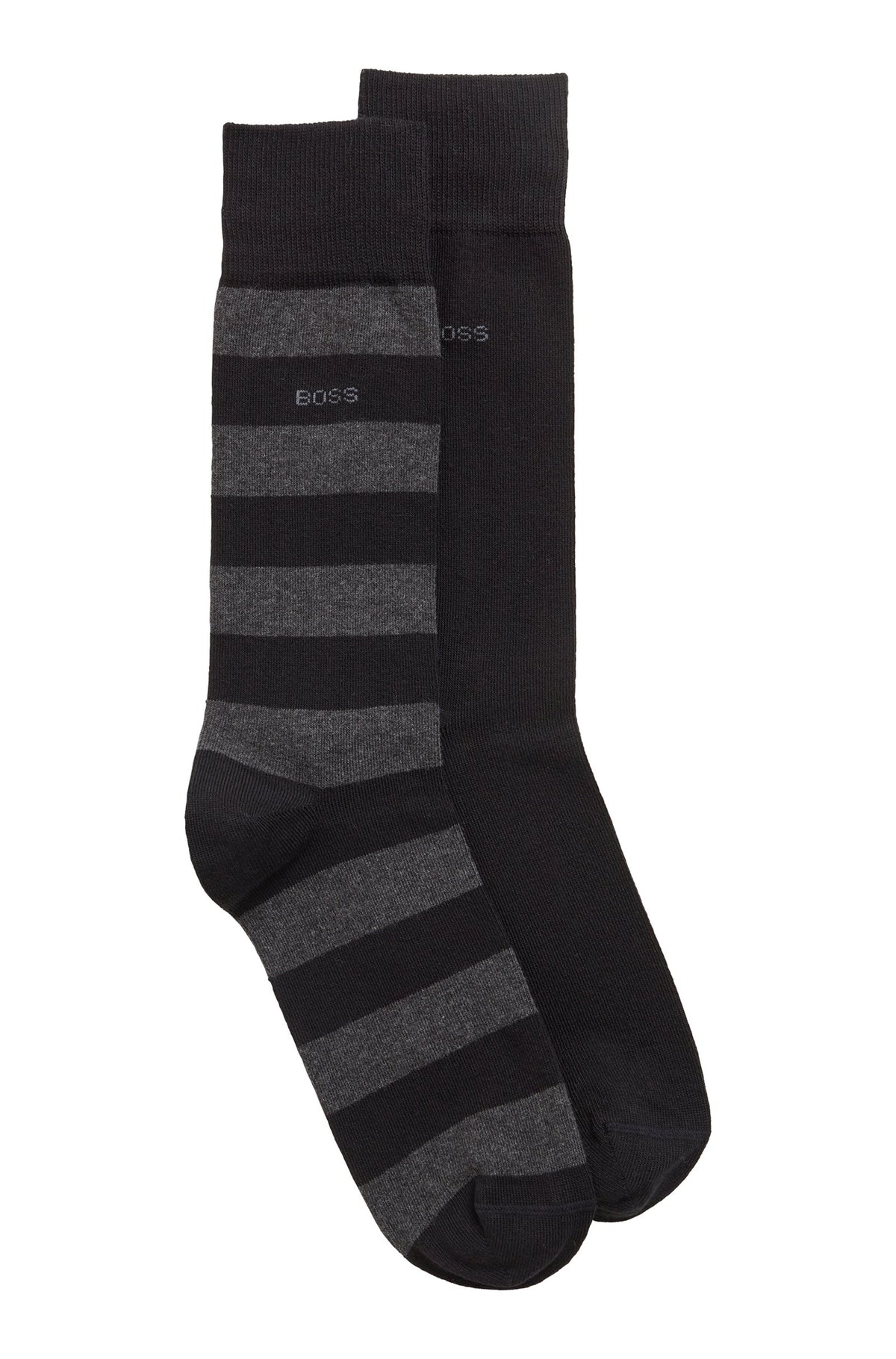 BOSS Two-Pack of Socks in a Cotton Blend 50467712-001